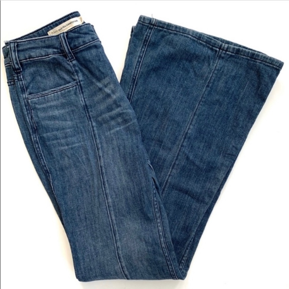 Anthropologie high waist flare jeans